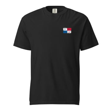 Panama Flag Tee | Front | Unisex | Heavyweight Cotton