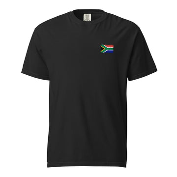 South Africa Flag Tee | Front | Unisex | Heavyweight Cotton