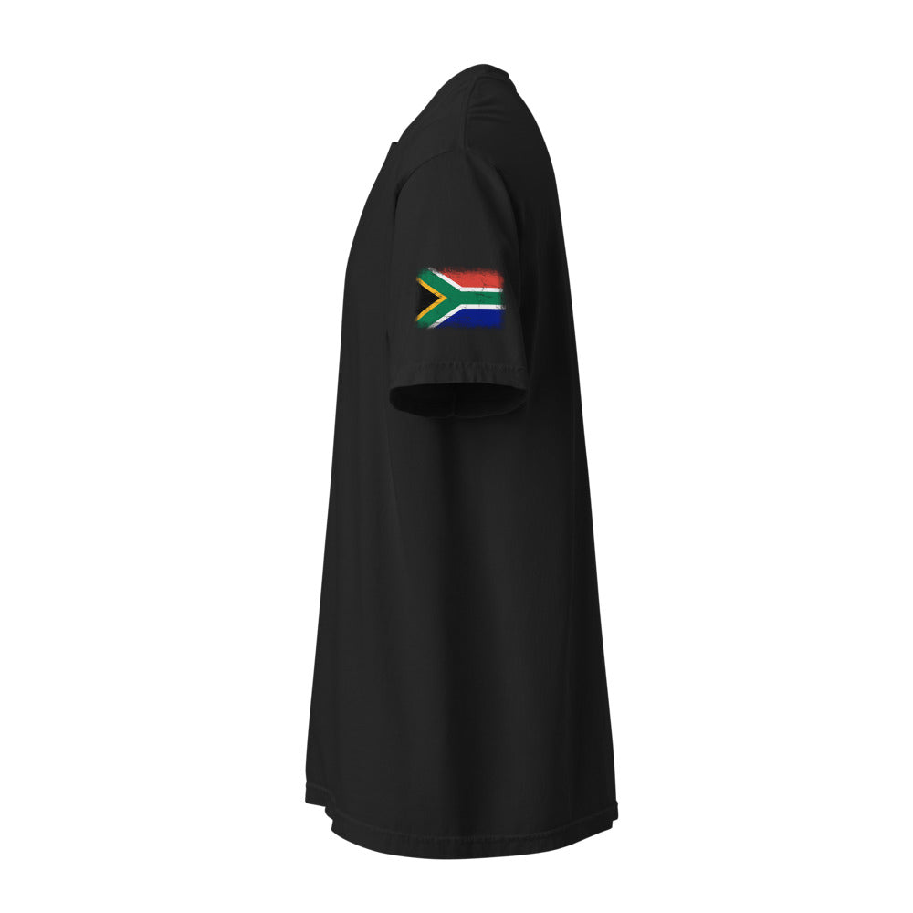 South Africa Flag Tee — Sleeve — Black