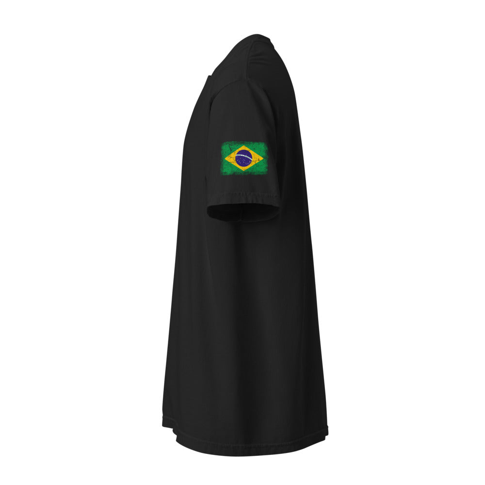 Brasil Flag Tee — Sleeve — Black
