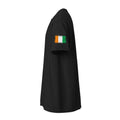 Côte d'Ivoire Flag Tee — Sleeve — Black