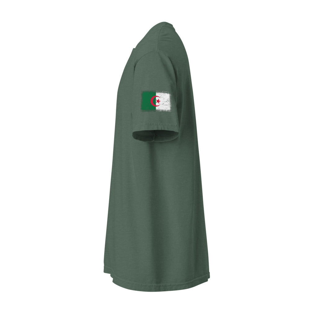 Algeria Flag Tee — Sleeve — Blue Spruce