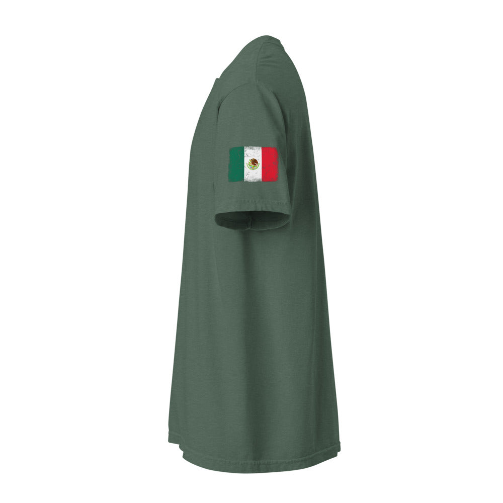 Mexico Flag Tee — Sleeve — Blue Spruce
