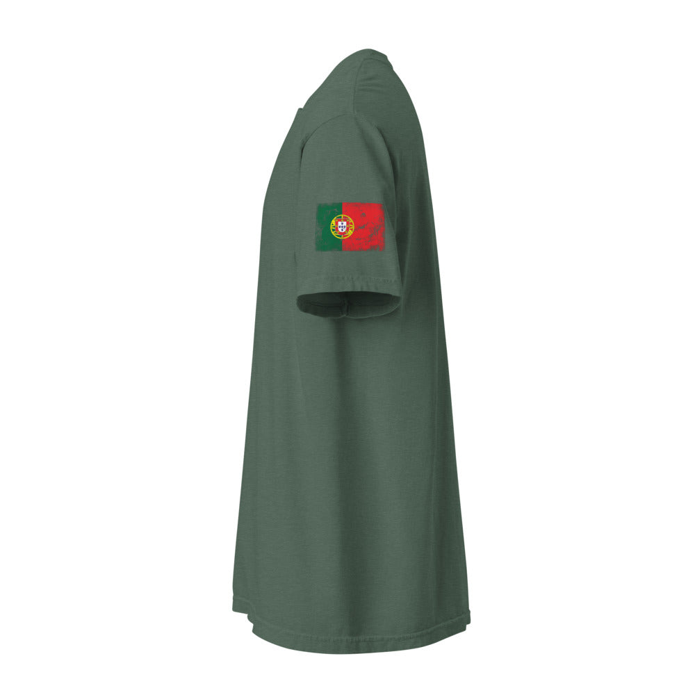 Portugal Flag Tee — Sleeve — Blue Spruce