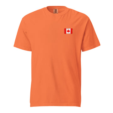 Canada Flag Tee | Front | Unisex | Heavyweight Cotton