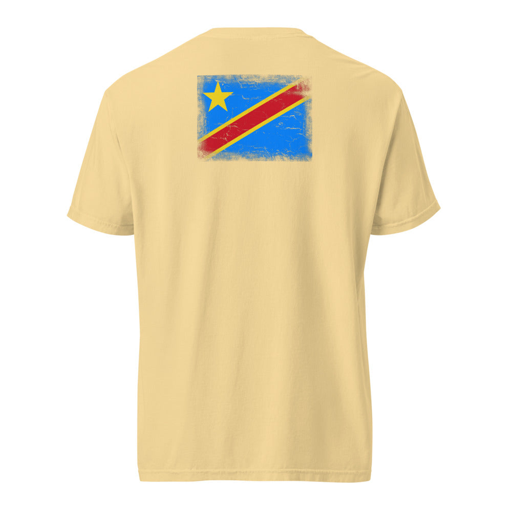 Congo Flag Tee — Back — Butter