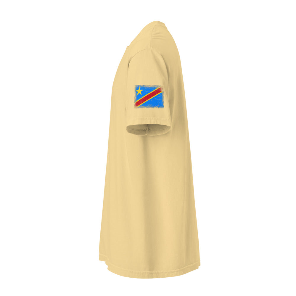 Congo Flag Tee — Sleeve — Butter