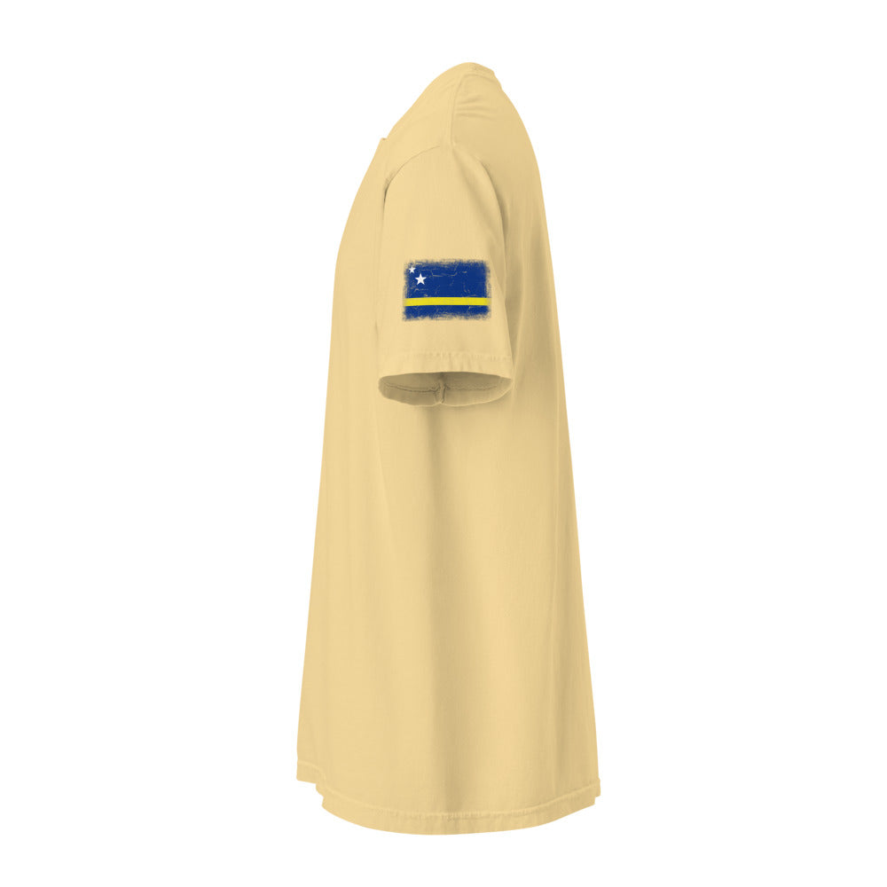 Curacao Flag Tee — Sleeve — Butter