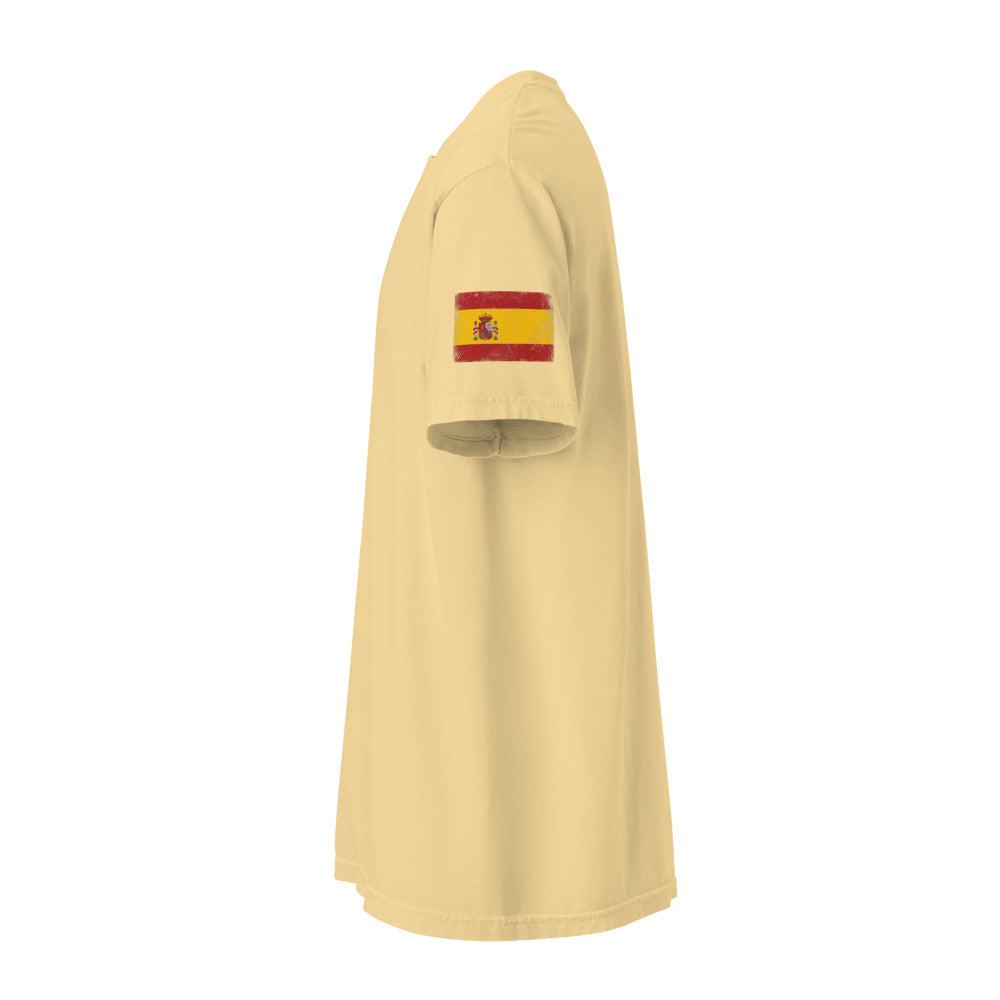 Spain Flag Tee — Sleeve — Butter