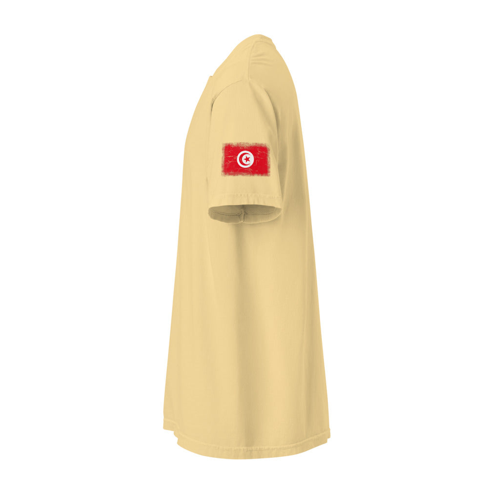 Tunisia Flag Tee — Sleeve — Butter