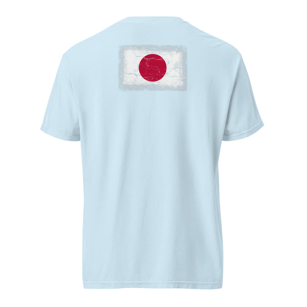 Japan Flag Tee — Back — Chambray