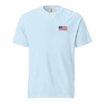 USA Flag Tee | Front | Unisex | Heavyweight Cotton