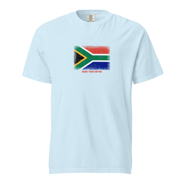 South Africa Flag T-Shirt | Unisex | Heavyweight Cotton