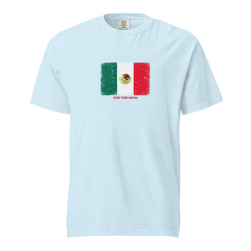 Mexico Flag T-Shirt | Unisex | Heavyweight Cotton