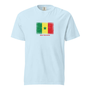 Senegal Flag T-Shirt | Unisex | Heavyweight Cotton