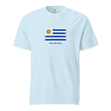 Uruguay Flag T-Shirt | Unisex | Heavyweight Cotton