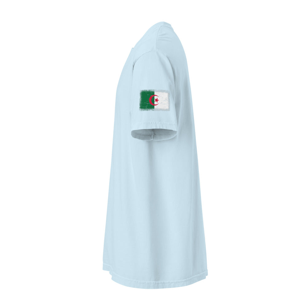 Algeria Flag Tee — Sleeve — Chambray