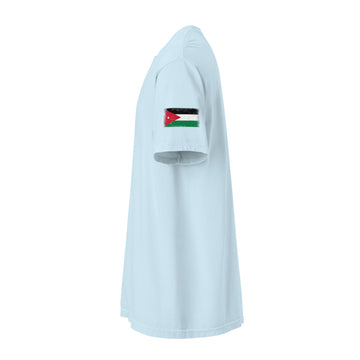 Jordan Flag Tee | Sleeve Badge | Unisex | Heavyweight Cotton