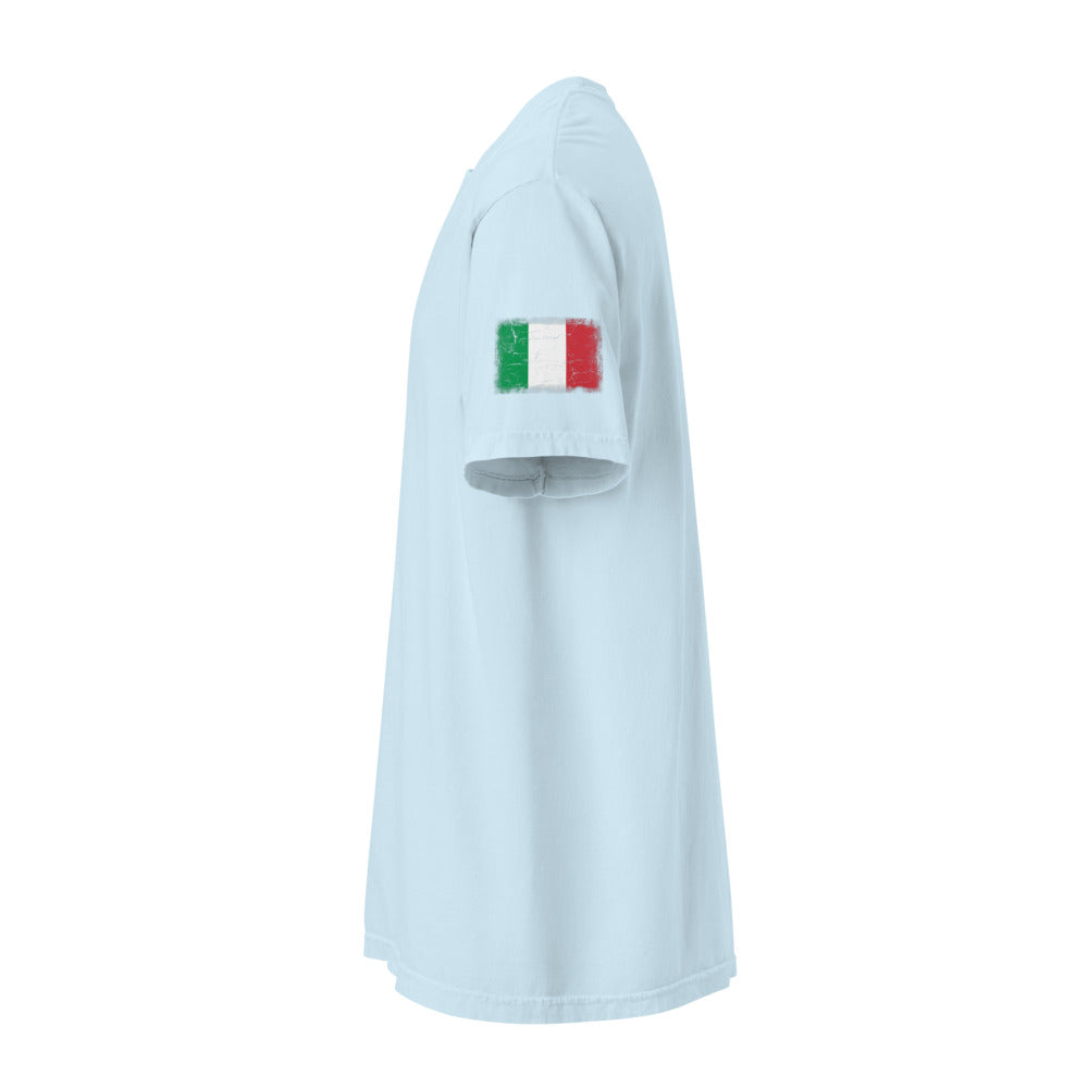 Italy Flag Tee — Sleeve — Chambray