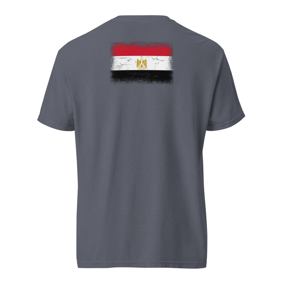 Egypt Flag Tee — Back — Denim