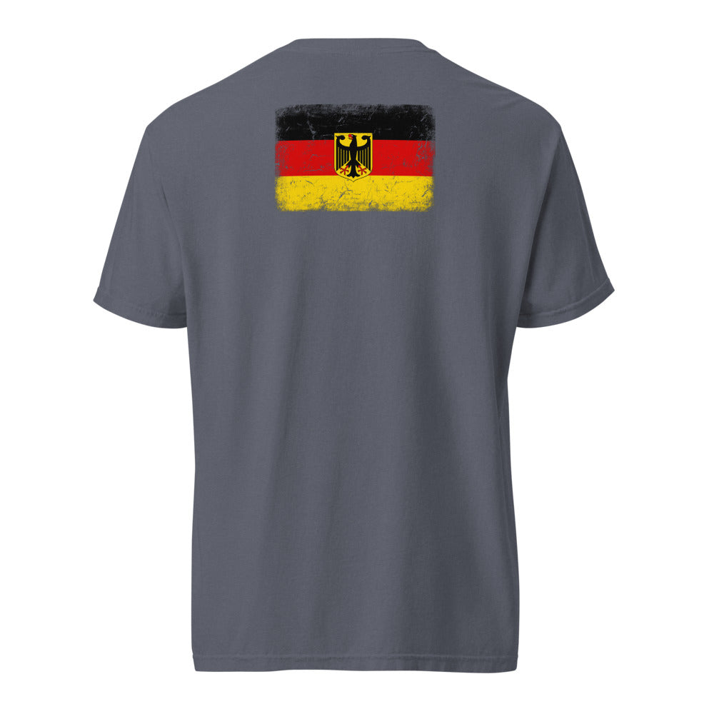 Germany Flag Tee — Back — Denim