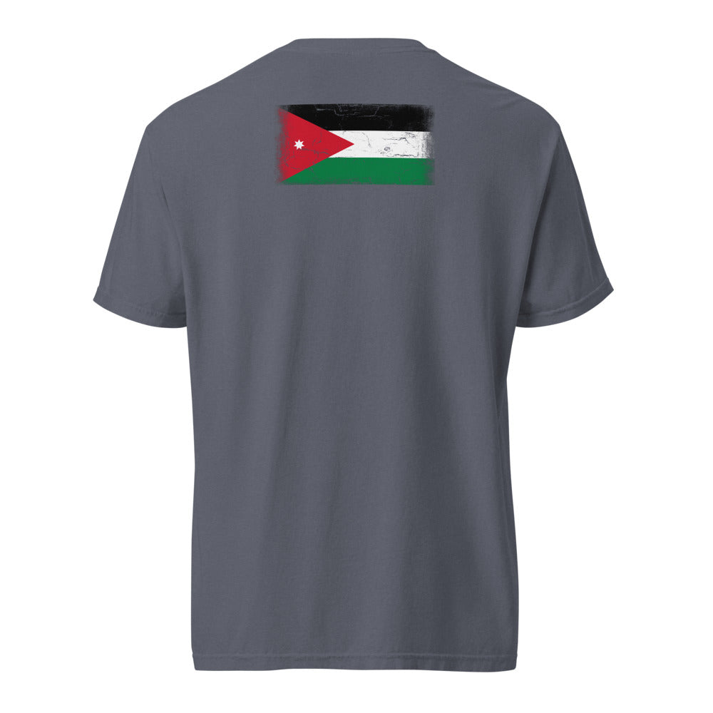 Jordan Flag Tee — Back — Denim