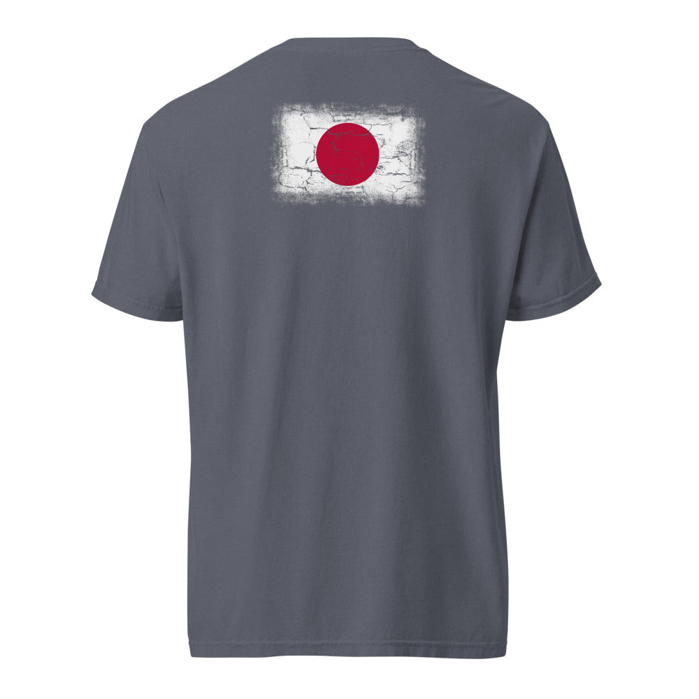 Japan Flag Tee — Back — Denim
