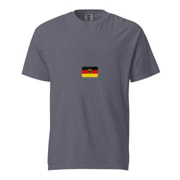 Germany Flag Tee | Minimal | Unisex | Heavyweight Cotton