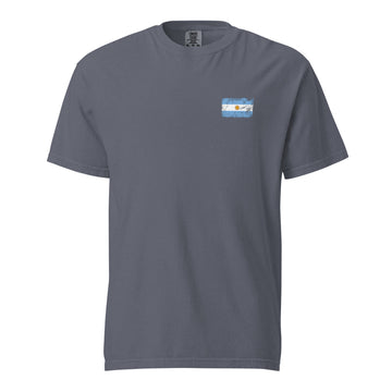 Argentina Flag Tee | Front | Unisex | Heavyweight Cotton