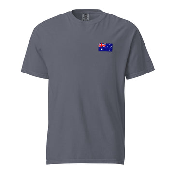 Australia Flag Tee | Front | Unisex | Heavyweight Cotton