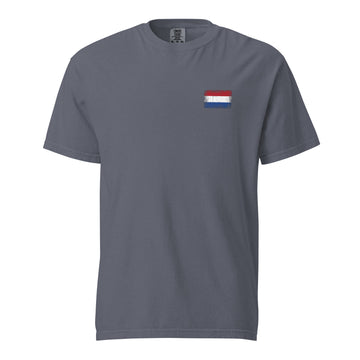 Netherlands Flag Tee | Front | Unisex | Heavyweight Cotton