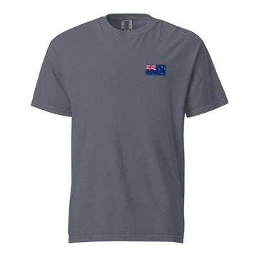 New Zealand Flag Tee | Front | Unisex | Heavyweight Cotton
