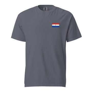 Paraguay Flag Tee | Front | Unisex | Heavyweight Cotton