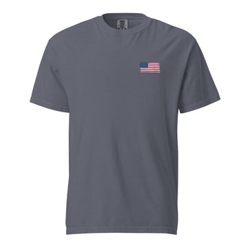 USA Flag Tee | Front | Unisex | Heavyweight Cotton