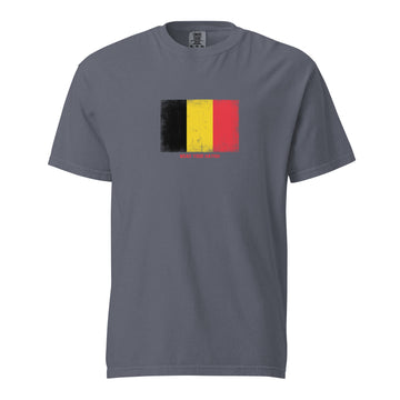 Belgium Flag T-Shirt | Unisex | Heavyweight Cotton
