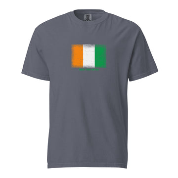Côte d'Ivoire Flag T-Shirt | Unisex | Heavyweight Cotton