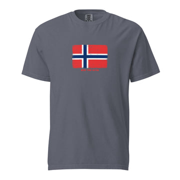 Norway Flag T-Shirt | Unisex | Heavyweight Cotton
