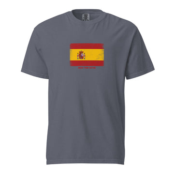 Spain Flag T-Shirt | Unisex | Heavyweight Cotton