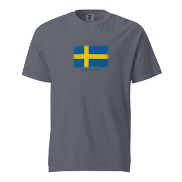Sweden Flag T-Shirt | Unisex | Heavyweight Cotton