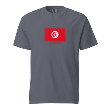 Tunisia Flag T-Shirt | Unisex | Heavyweight Cotton