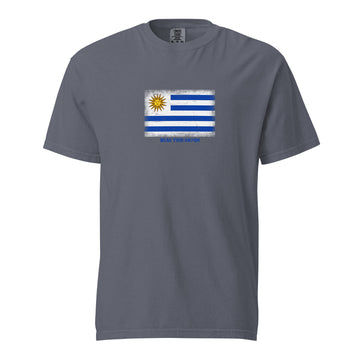 Uruguay Flag T-Shirt | Unisex | Heavyweight Cotton
