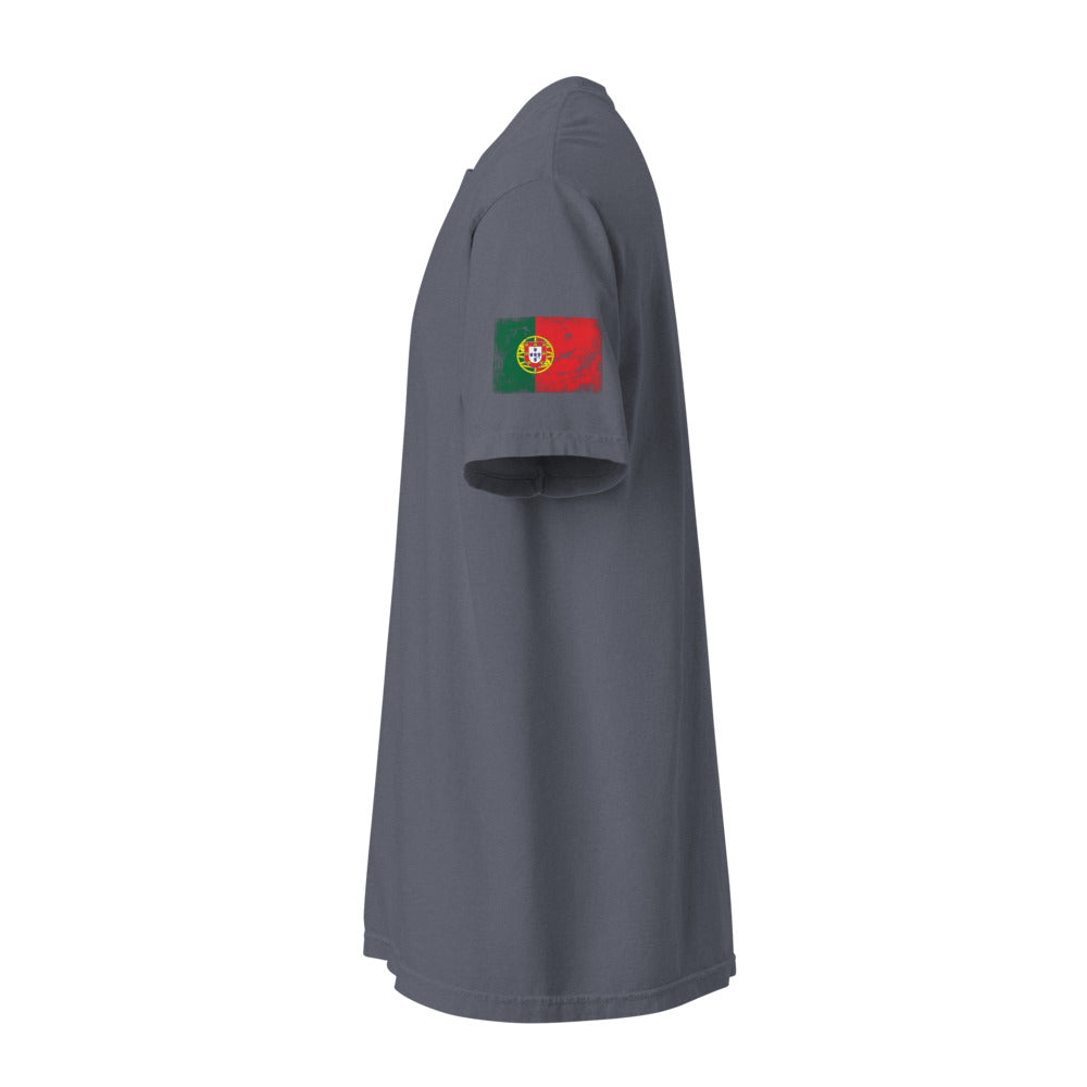 Portugal Flag Tee — Sleeve — Denim