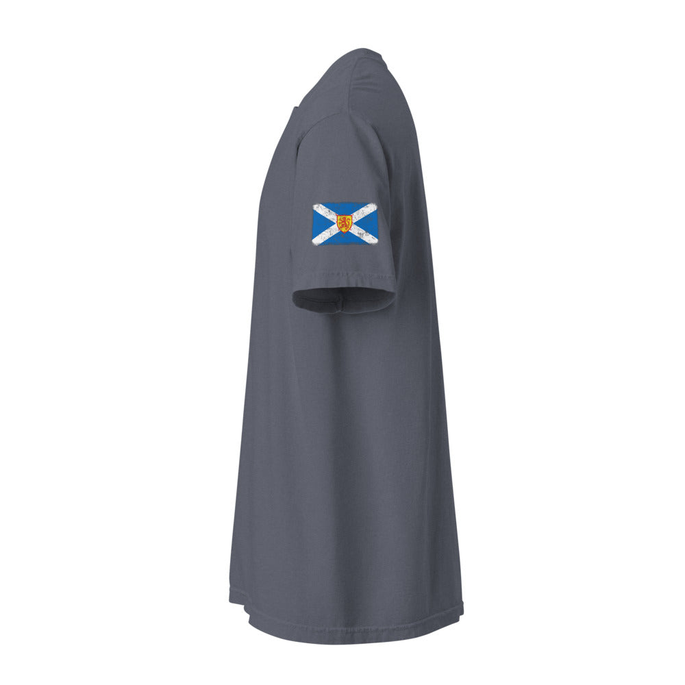 Scotland Flag Tee — Sleeve — Denim