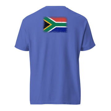 South Africa Flag Tee | Back Print | Unisex | Heavyweight Cotton