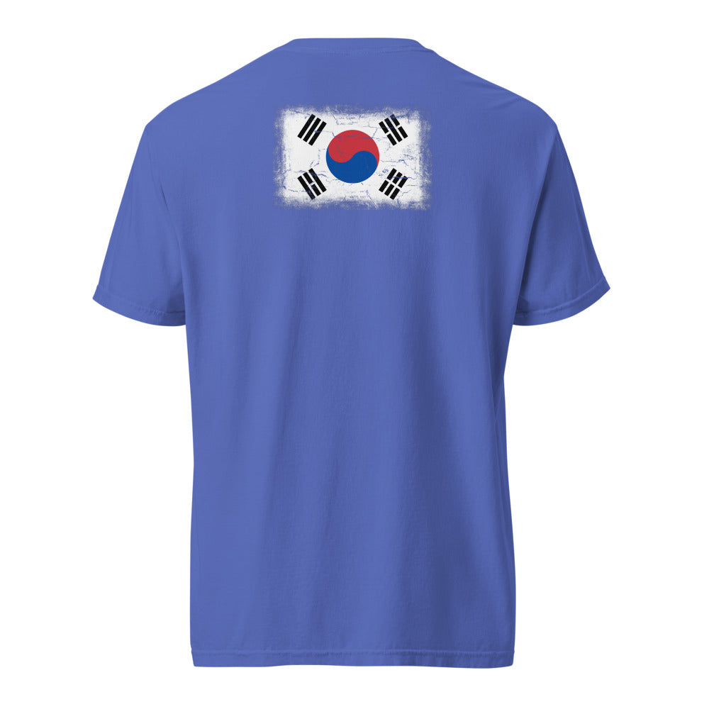 South Korea Flag Tee — Back — Flo Blue