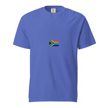 South Africa Flag Tee | Minimal | Unisex | Heavyweight Cotton