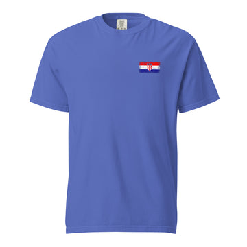 Croatia Flag Tee | Front | Unisex | Heavyweight Cotton