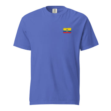 Ecuador Flag Tee | Front | Unisex | Heavyweight Cotton