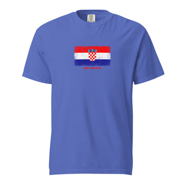 Croatia Flag T-Shirt | Unisex | Heavyweight Cotton