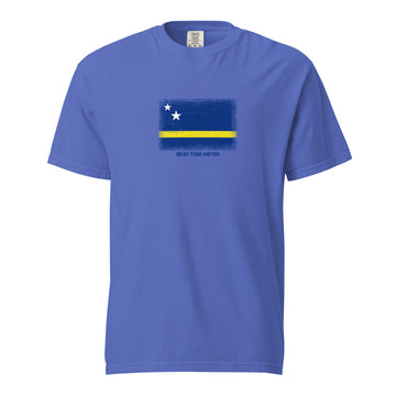 Curaçao Flag T-Shirt | Unisex | Heavyweight Cotton